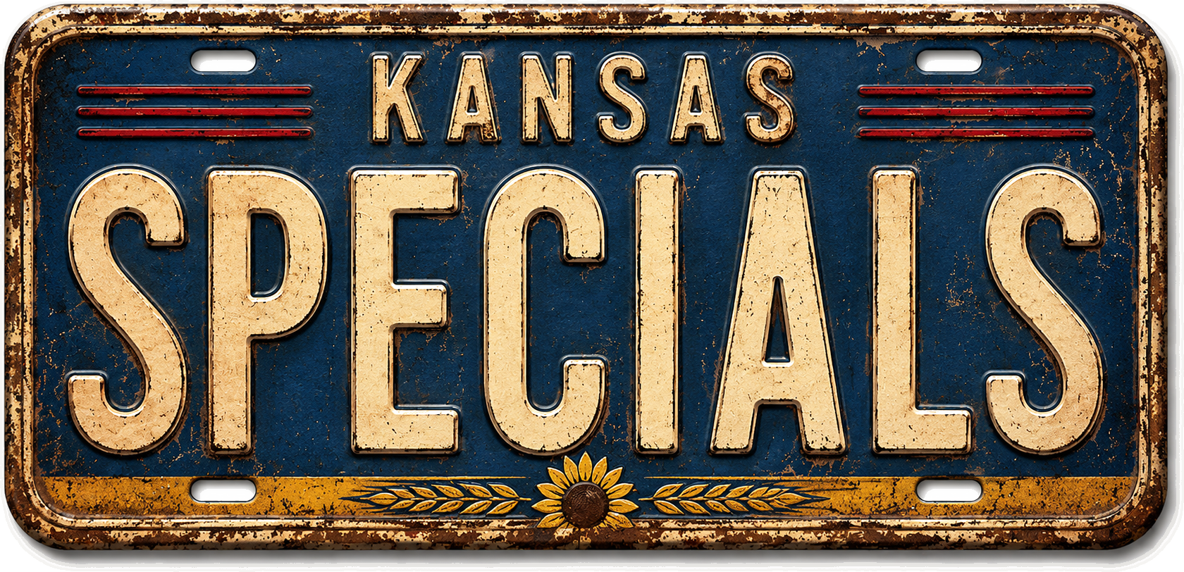 Specials license plate